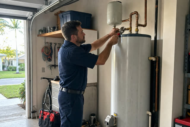 Water heaters — Bayshore Plumbing on the job